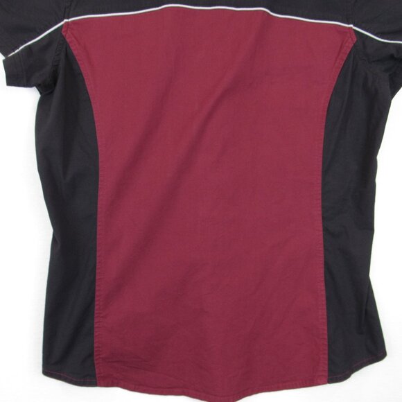 Harley Davidson Shop Mechanic Shirt Women's Size L - Picture 3 of 10